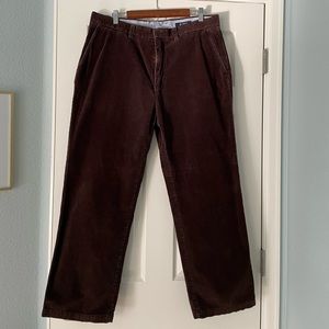 Cremieux Collection, Dark Brown 38 X 30 Corduroy Pants